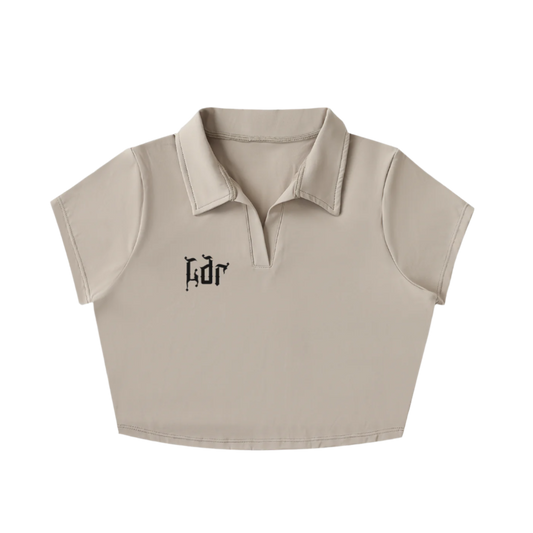 Women's V-Neck Crop Top