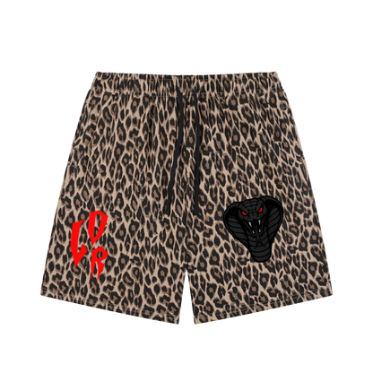 Unisex Leopard Shorts