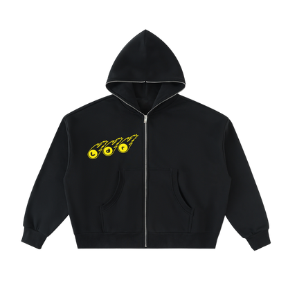 Men's Full-Zip Boxy Hoodie