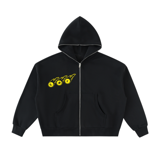 Men's Full-Zip Boxy Hoodie