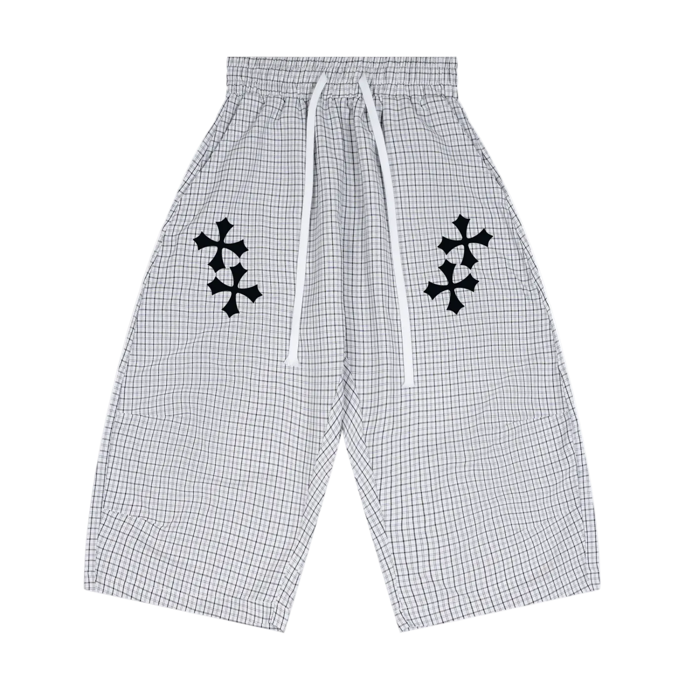 Unisex Plaid Shorts