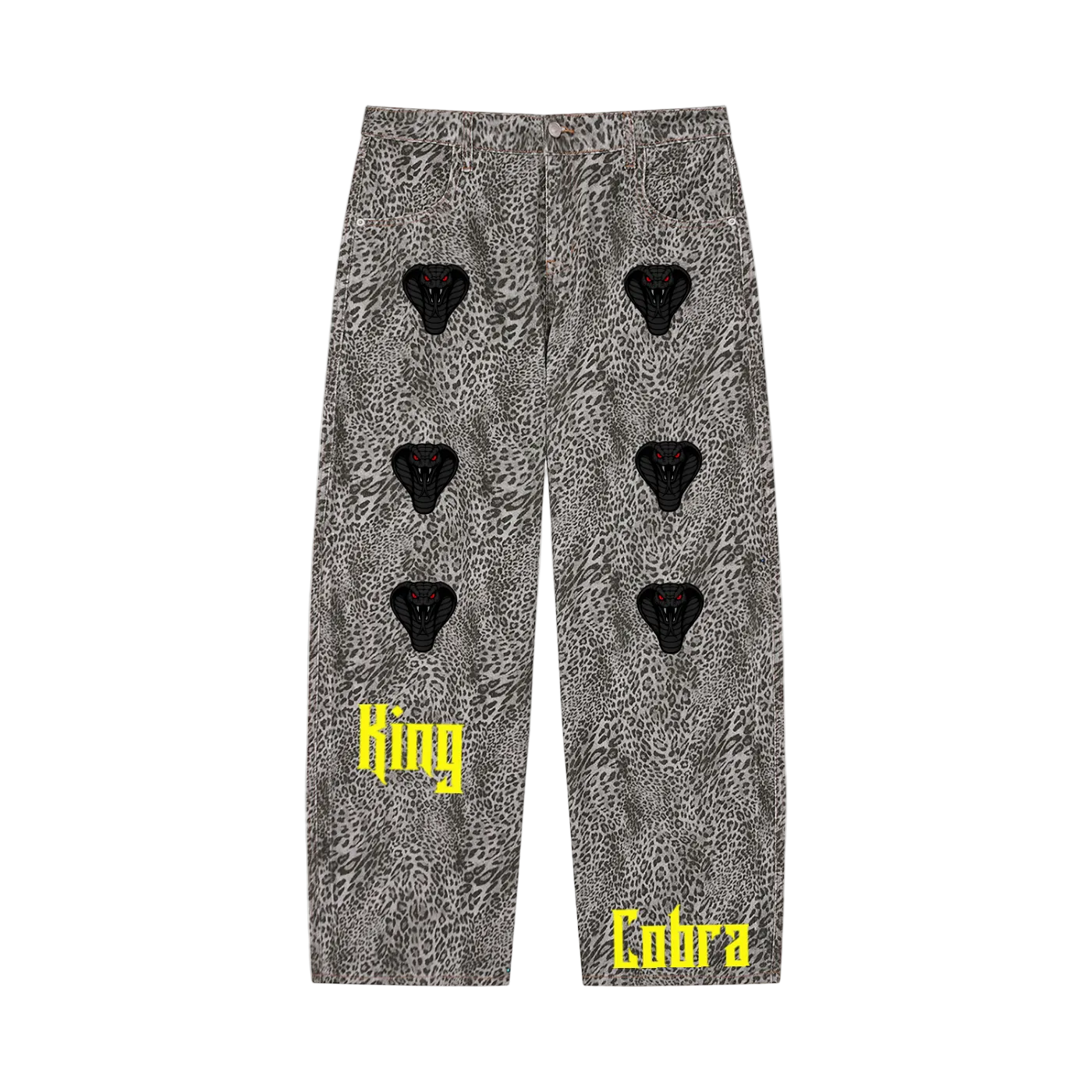Men's Leopard Jeans