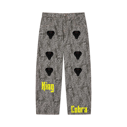Men's Leopard Jeans