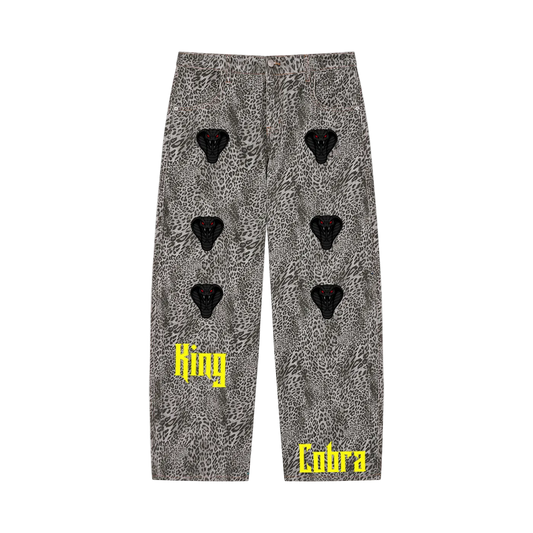Men's Leopard Jeans