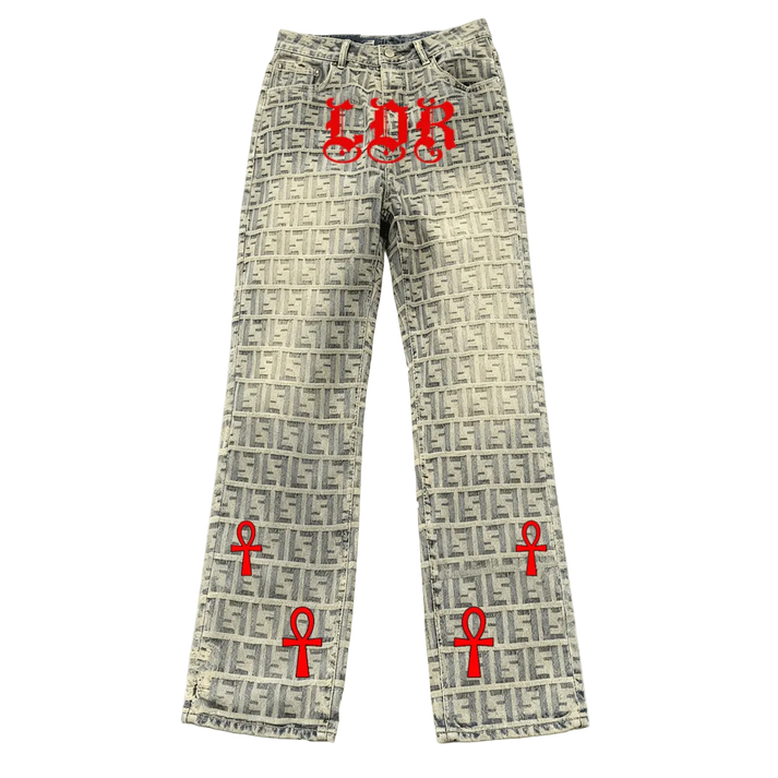 Unisex Jeans – Life-Death-Rebirth