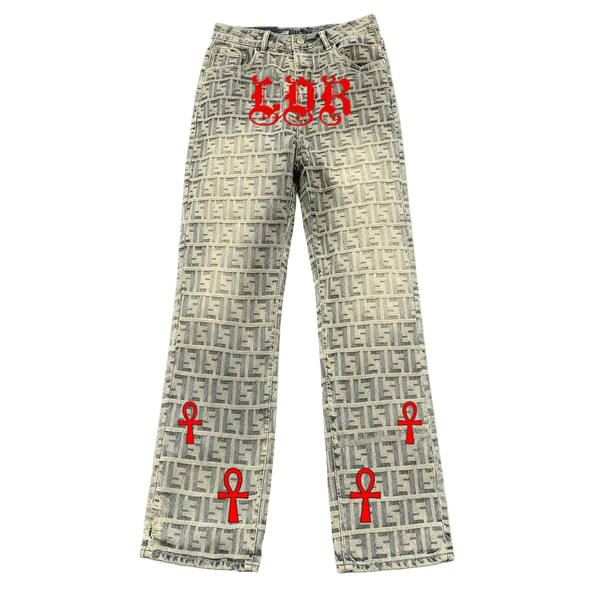 Unisex Jeans – Life-Death-Rebirth