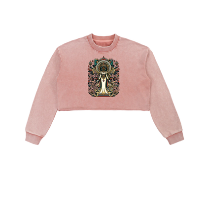 Djergou Royal Family LDR Cropped Sweatshirt