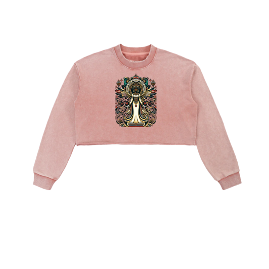 Djergou Royal Family LDR Cropped Sweatshirt