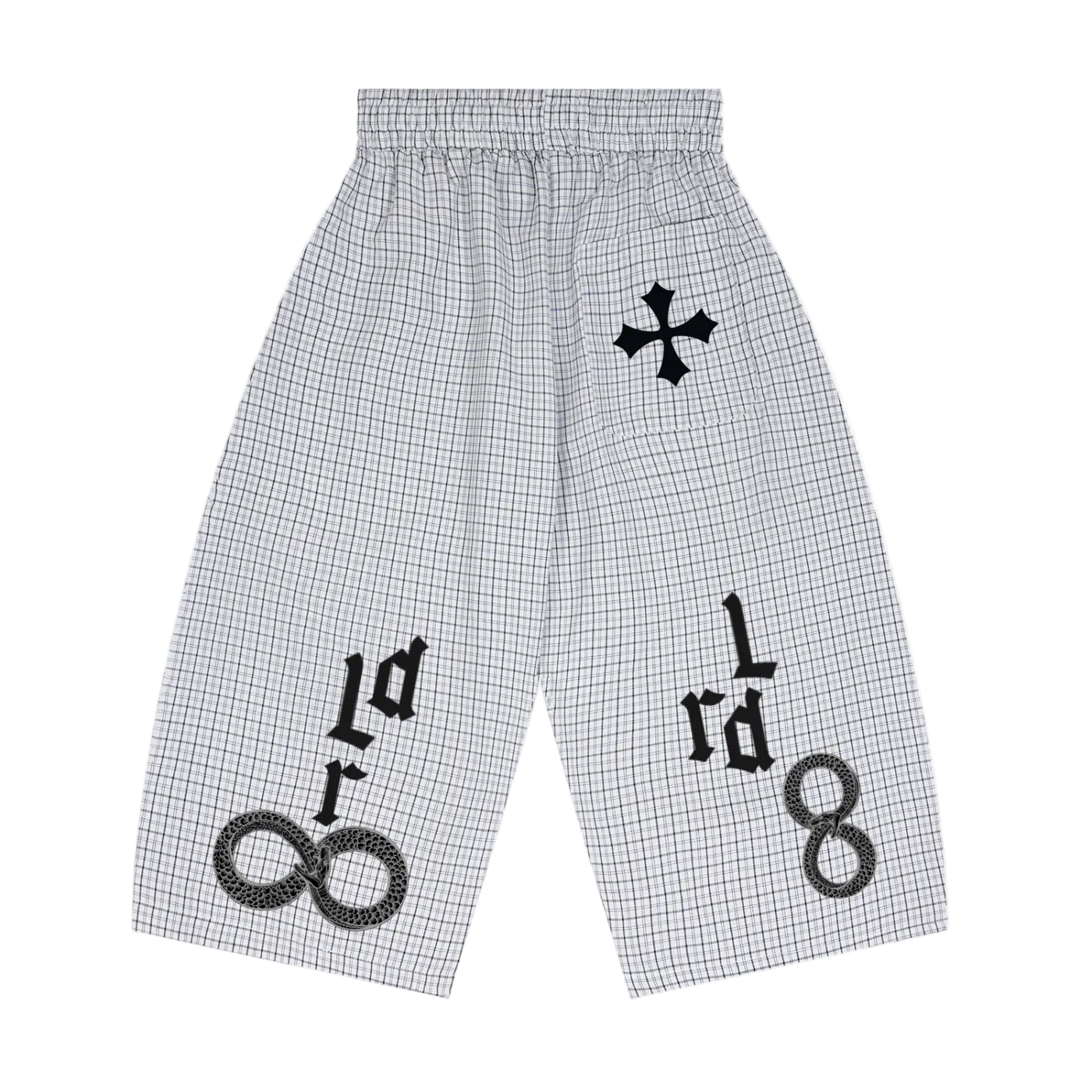 Unisex Plaid Shorts