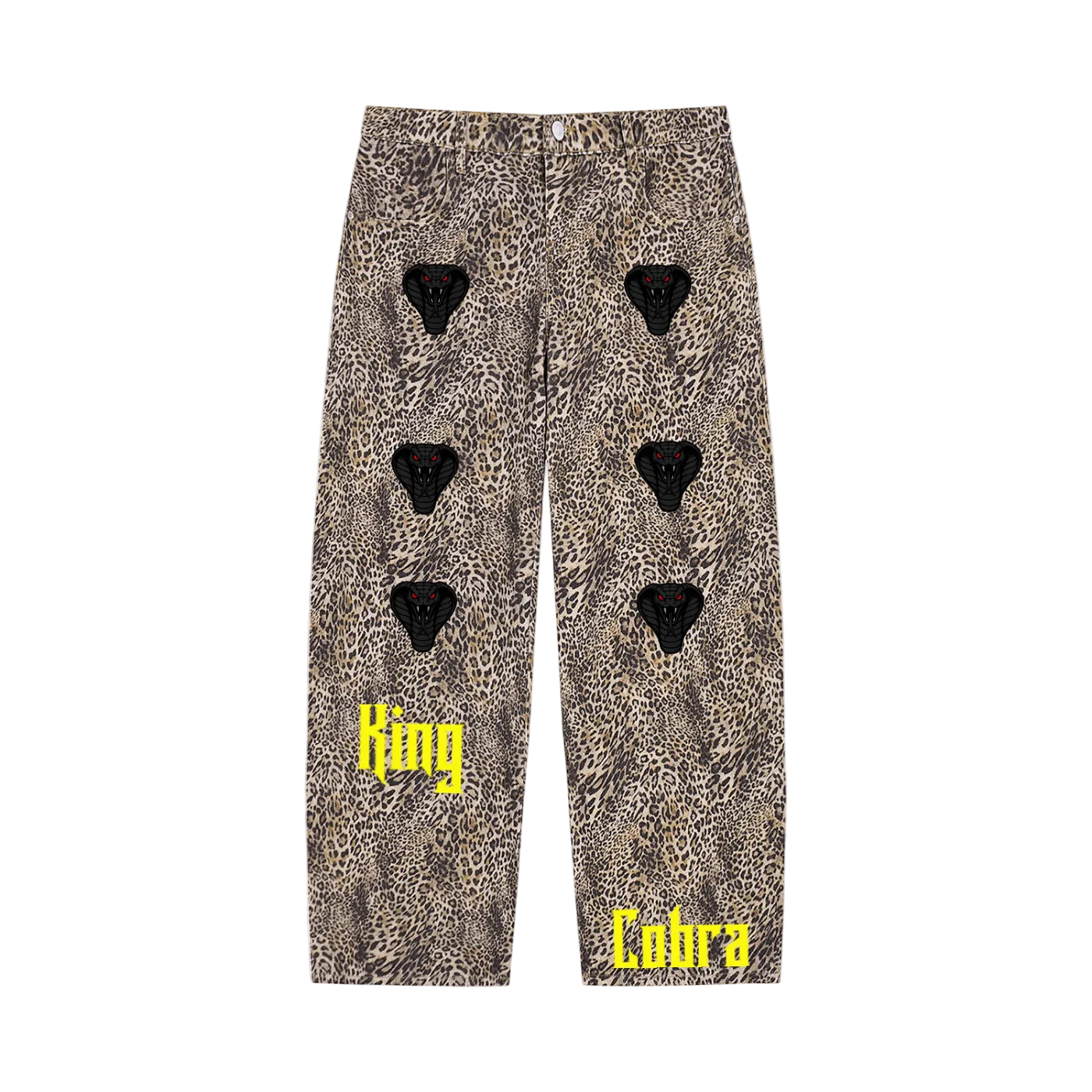 Men's Leopard Jeans
