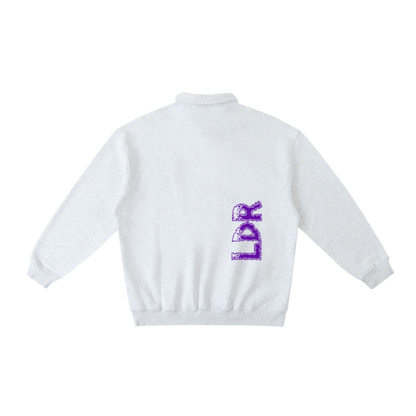 Unisex Polo-Collar Sweatshirt