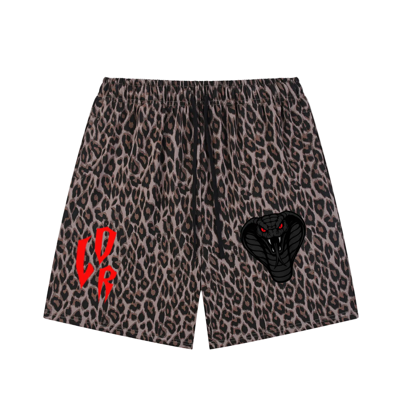 Unisex Leopard Shorts