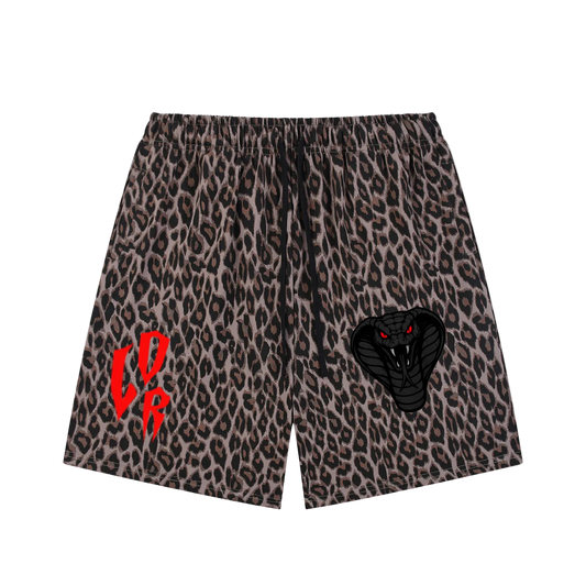 Unisex Leopard Shorts