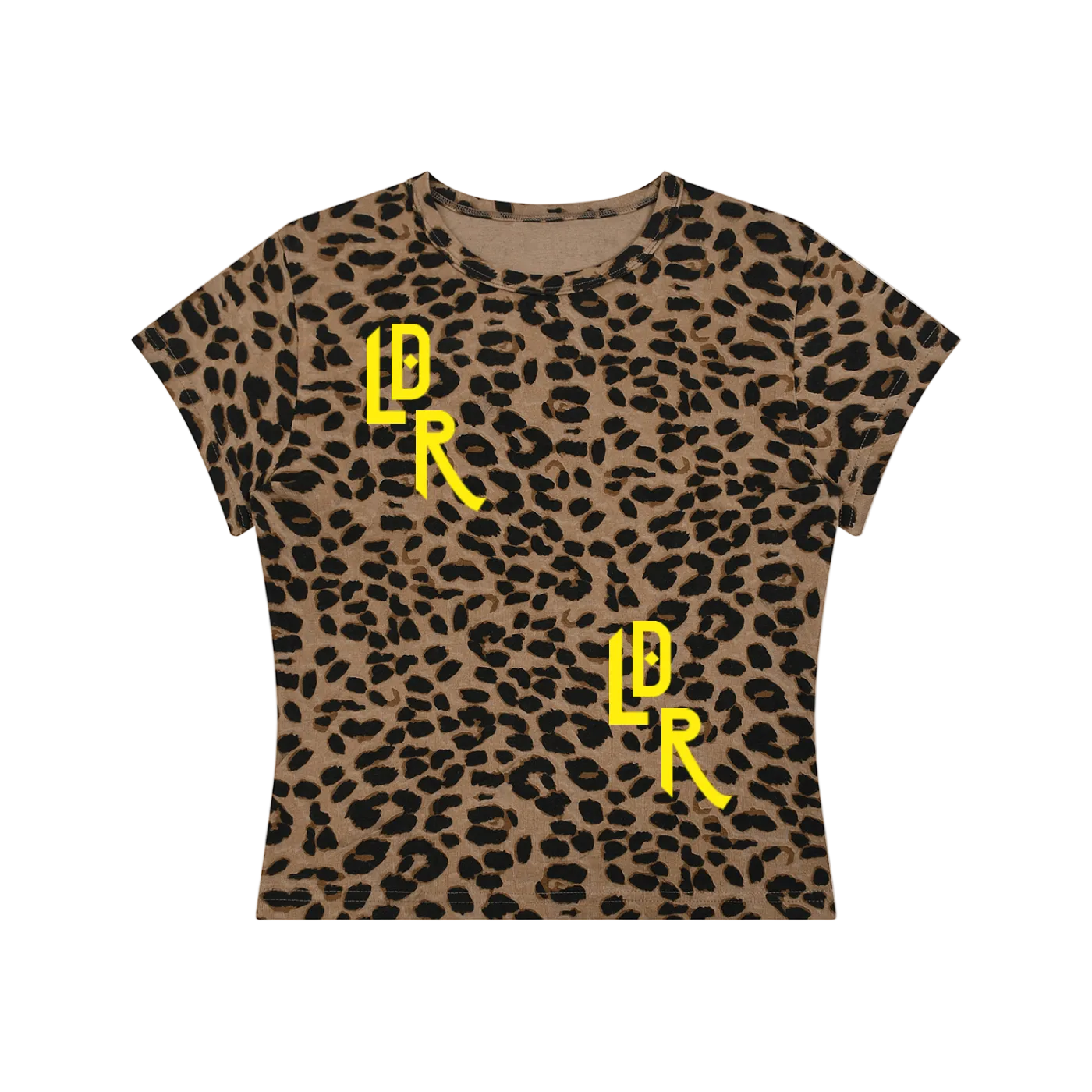 Women’s Leopard Crop T-Shirt