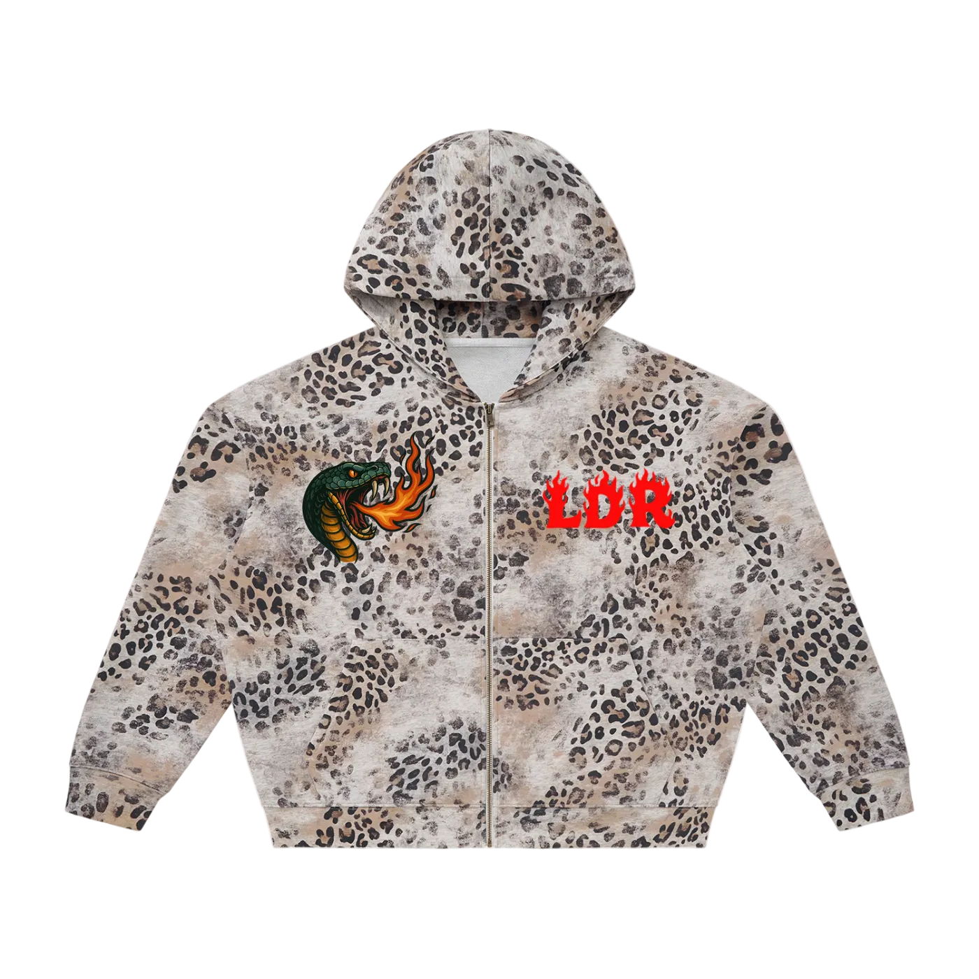 Unisex Leopard Hoodie