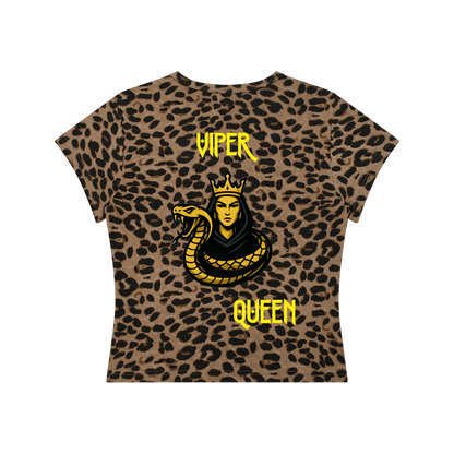 Women’s Leopard Crop T-Shirt
