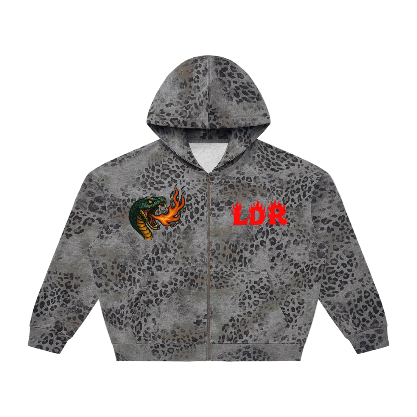 Unisex Leopard Hoodie