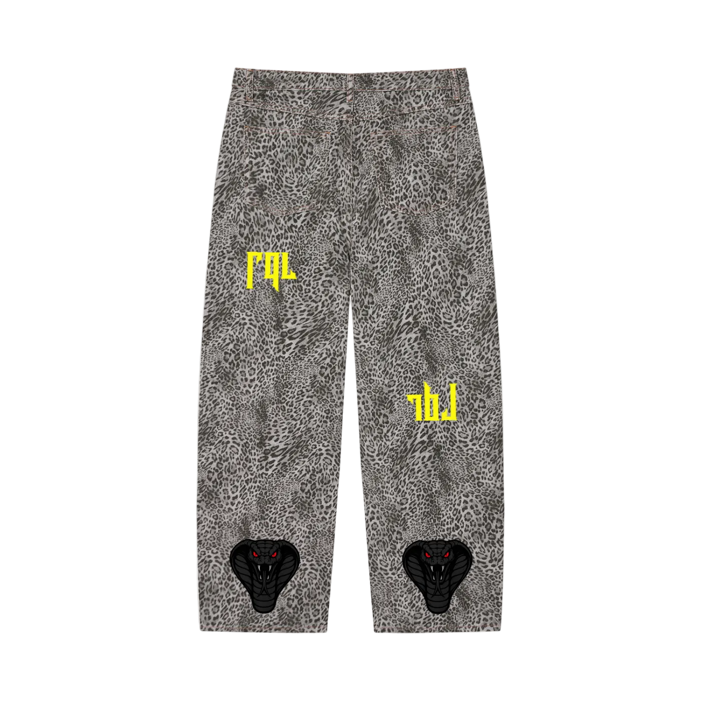 Men's Leopard Jeans