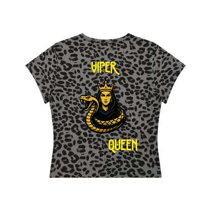 Women’s Leopard Crop T-Shirt