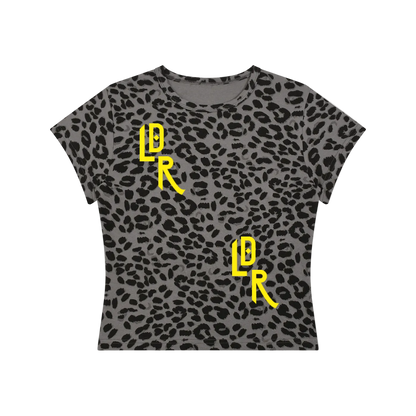 Women’s Leopard Crop T-Shirt