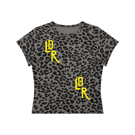 Women’s Leopard Crop T-Shirt