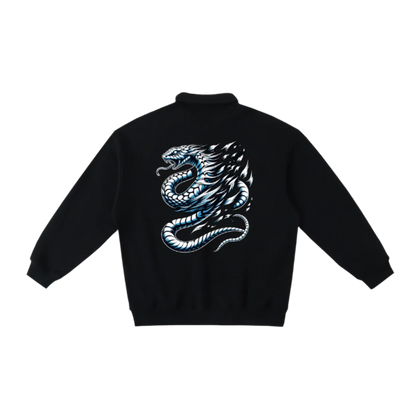 Men's Polo-Collar Sweatshirt