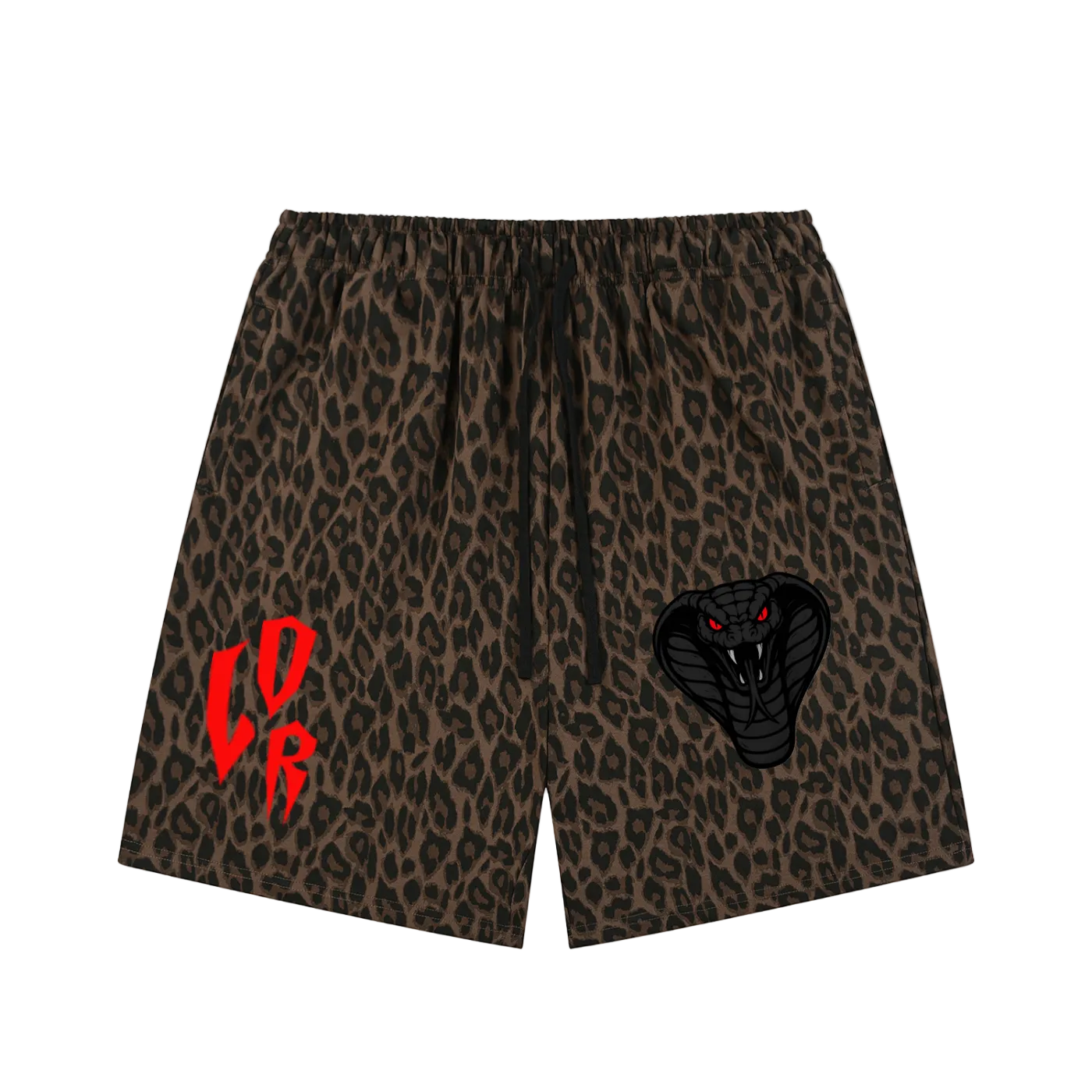 Unisex Leopard Shorts