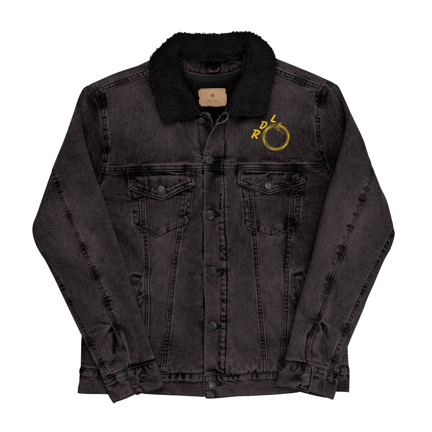 Unisex denim sherpa jacket