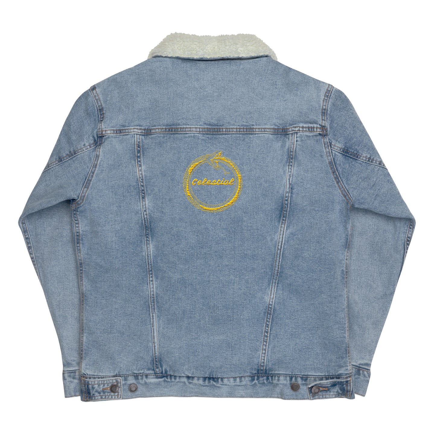 Unisex denim sherpa jacket